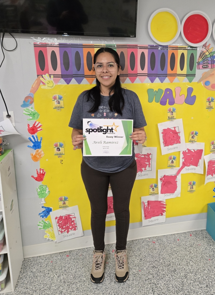Areli Ramirez - Child Care Spotlight Moment